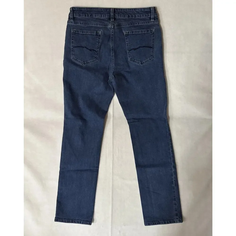 2 Blue Mountain Women's Relaxed Fit 5 Pocket Straight Leg Jeans Size 12